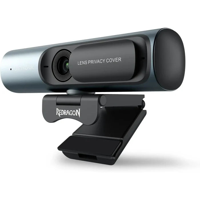 Redragon GW911 4K Webcam for PC, Ultra HD with Dual Noise-Cancelling Mic - PakByte Computers