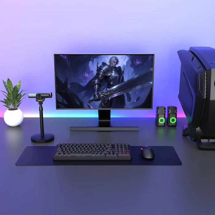 Redragon GW911 4K Webcam for PC, Ultra HD with Dual Noise-Cancelling Mic - PakByte Computers