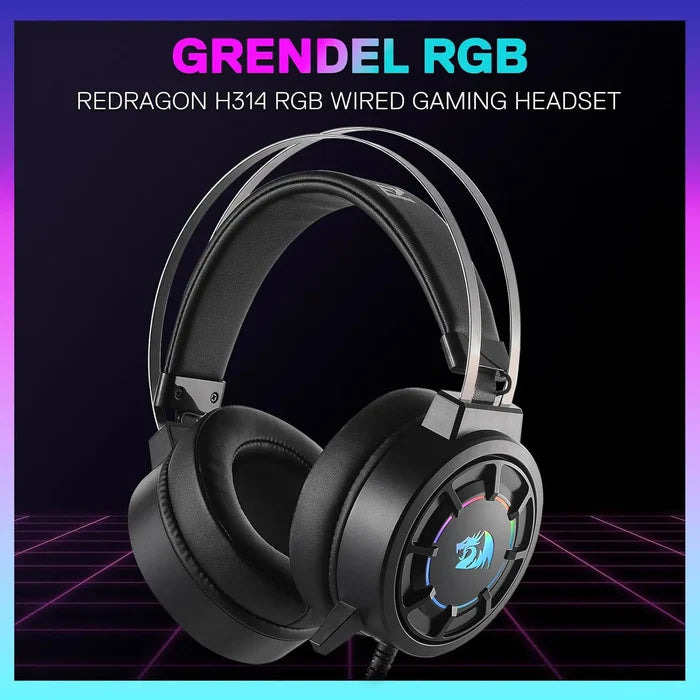 Redragon H314 Grendel RGB Gaming Headset - PakByte Computers