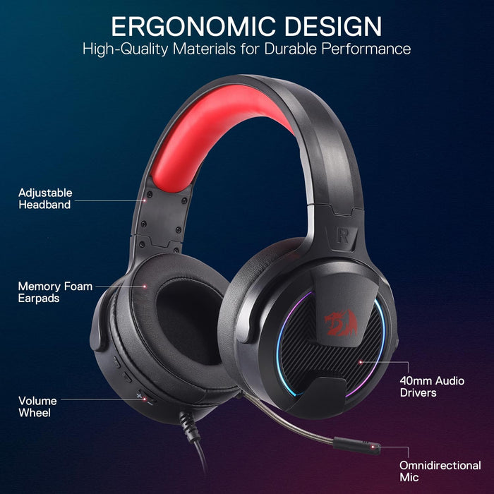 Redragon H315 RGB Gaming Headset - PakByte Computers
