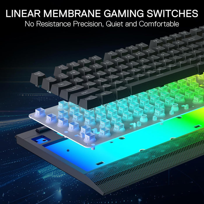 Redragon K525 RGB Wired Membrane Gaming Keyboard - PakByte Computers