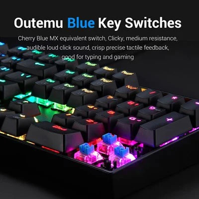 Redragon K551 RGB-1 MITRA Wired Mechanical Keyboard - PakByte Computers