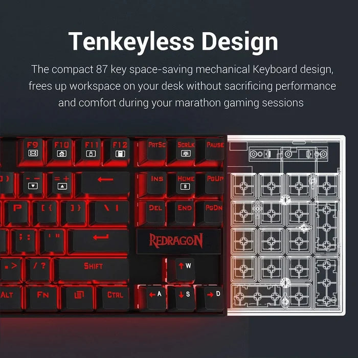 Redragon K552-BB Combo Set (4 in 1) - PakByte Computers