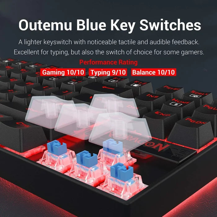 Redragon K552-BB Combo Set (4 in 1) - PakByte Computers