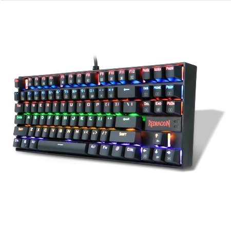 Redragon K552 RGB-1 KUMARA Full Anti Ghosting Mechanical Gaming Keyboard (Black) - PakByte