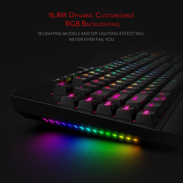 Redragon K586 Brahma RGB Mechanical Gaming Keyboard - PakByte Computers