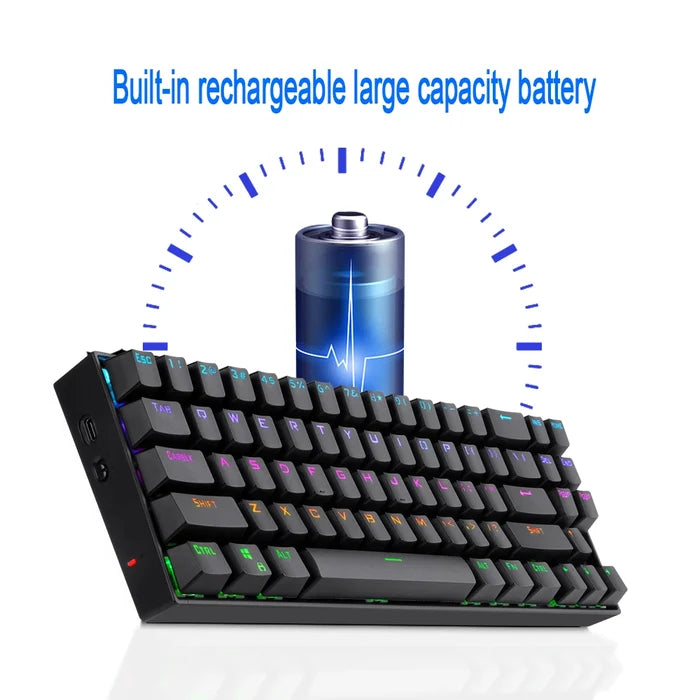Redragon K599-KRS Deimos Dual Mode RGB Mechanical Keyboard - PakByte Computers