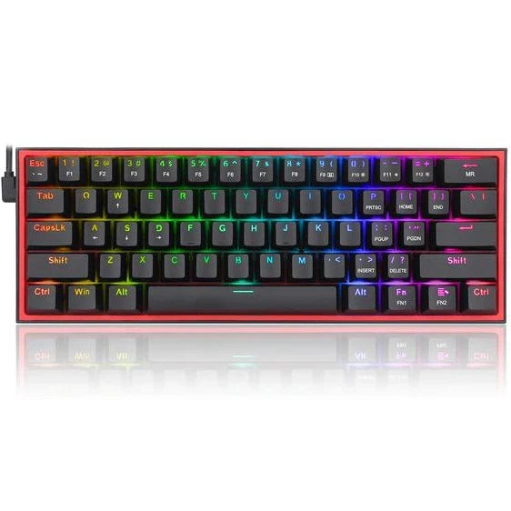 Redragon K616 FIZZ PRO RGB Mechanical Gaming Keyboard (Black) - PakByte