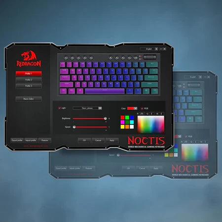 Redragon K632 PRO HORUS MINI 60% Wireless RGB Mechanical Keyboard - PakByte Computers