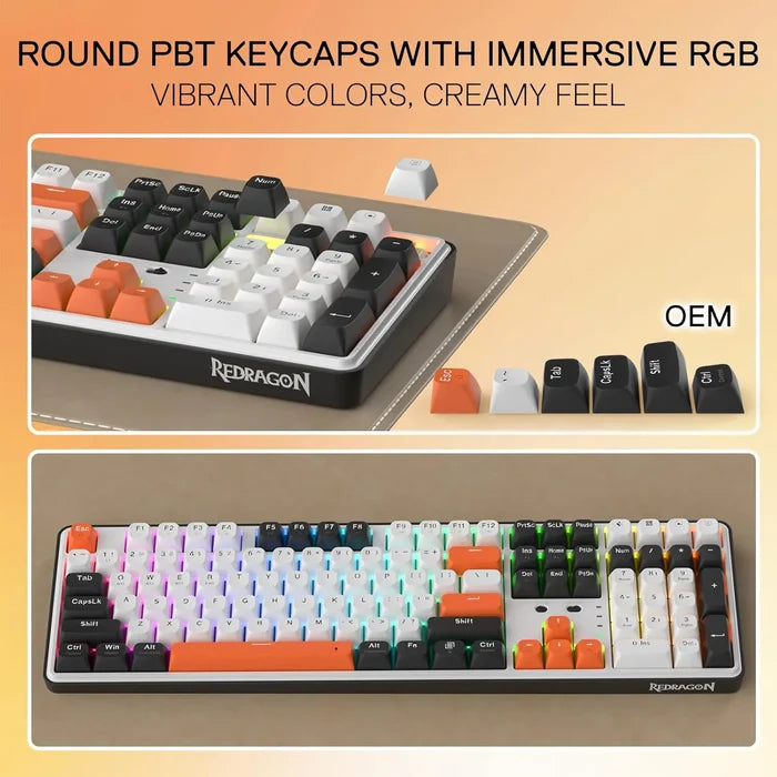 Redragon K689 Wyvern Pro Wireless Gasket RGB Gaming Keyboard - PakByte Computers