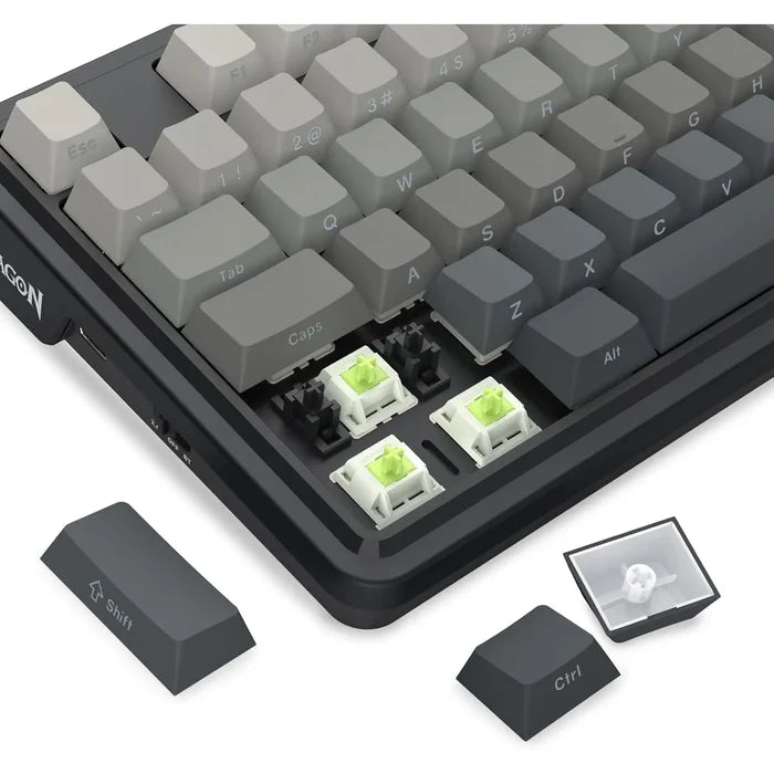 Redragon K743 Antonium Pro LCD 80% Gasket RGB Gaming Keyboard - PakByte Computers