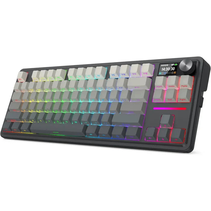 Redragon K743 Antonium Pro LCD 80% Gasket RGB Gaming Keyboard - PakByte Computers