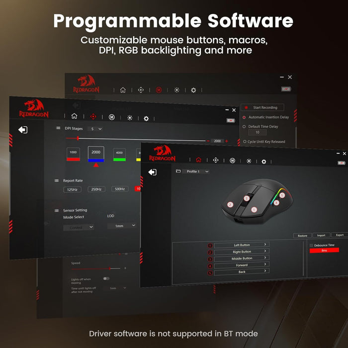 Redragon M816-PRO Wireless Gaming Mouse - PakByte Computers