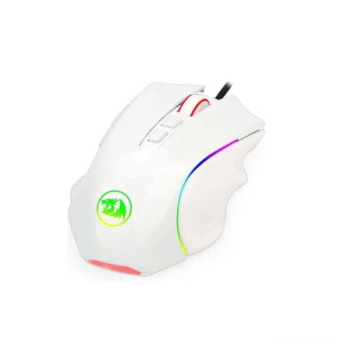 Redragon M607W GRIFFIN RGB 7200 DPI Gaming Mouse (White) - PakByte