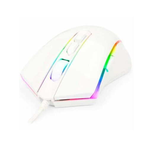 Redragon M607W GRIFFIN RGB 7200 DPI Gaming Mouse (White) - PakByte