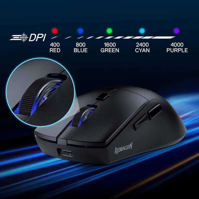 Redragon M618 LIT Wireless Gaming Mouse - PakByte Computers