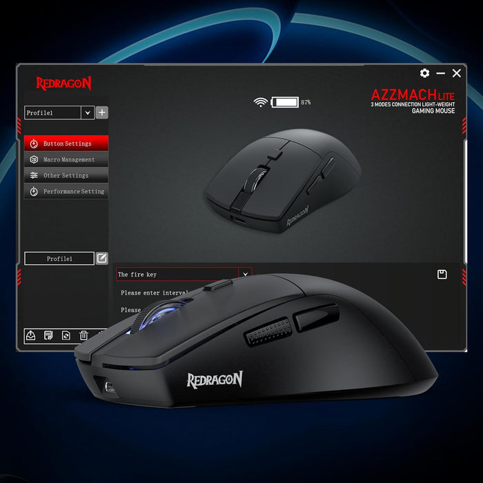 Redragon M618 LIT Wireless Gaming Mouse - PakByte Computers