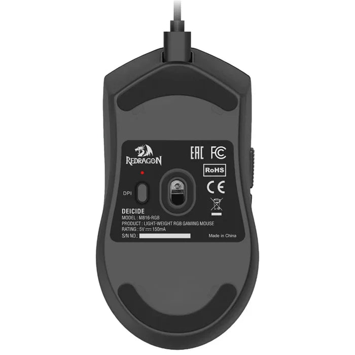 Redragon M816 Deicide Basic 4000 DPI RGB Gaming Mouse - PakByte Computers