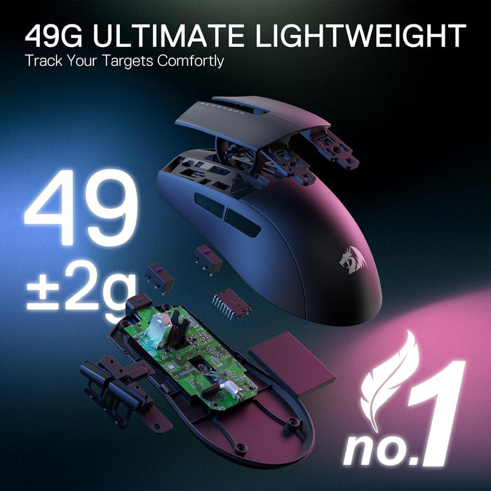 Redragon M916 PRO 3-Mode Wireless Gaming Mouse - PakByte Computers