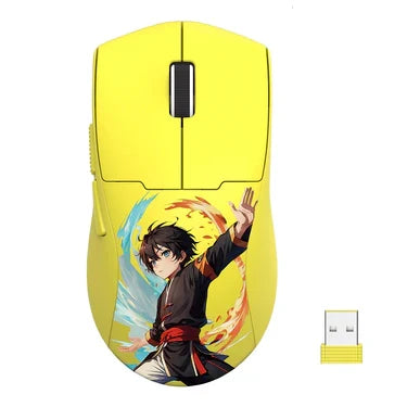 Redragon M918 AKB-Pro 1K Hz 3-Modes Wireless Anime Gaming Mouse - PakByte Computers