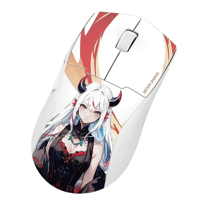 Redragon M918 KING Max AKG PRO 26K DPI Anime Wireless Gaming Mouse - White - PakByte Computers
