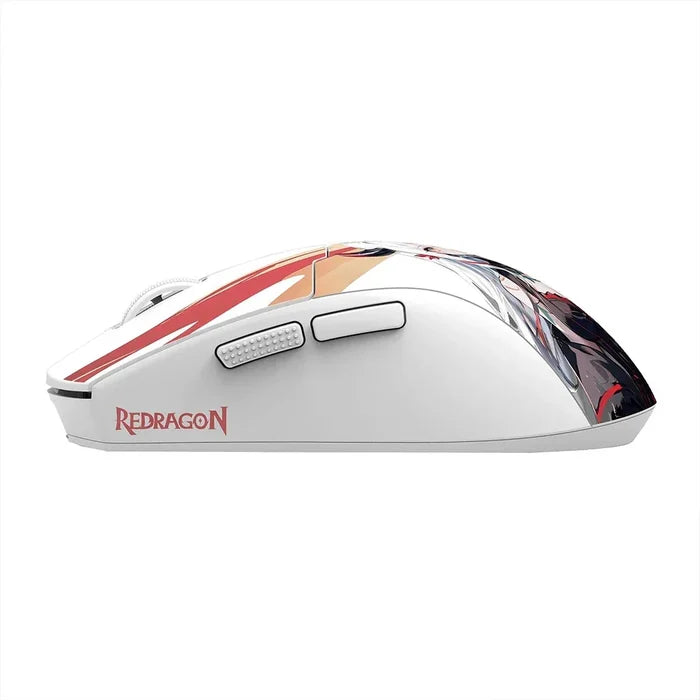 Redragon M918 KING Max AKG PRO 26K DPI Anime Wireless Gaming Mouse - White - PakByte Computers