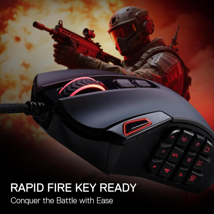 Redragon M921 MMO Gaming Mouse - PakByte Computers