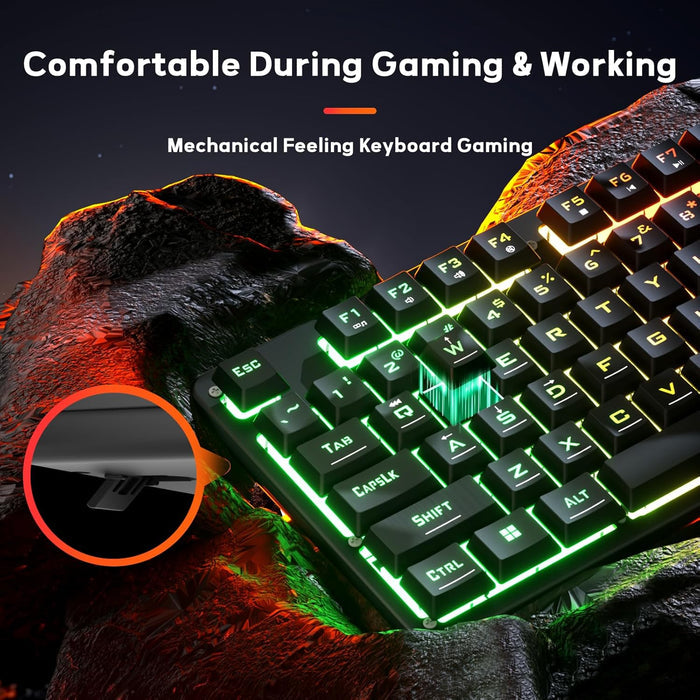 Redragon K521 Rainbow Gaming Keyboard - PakByte Computers