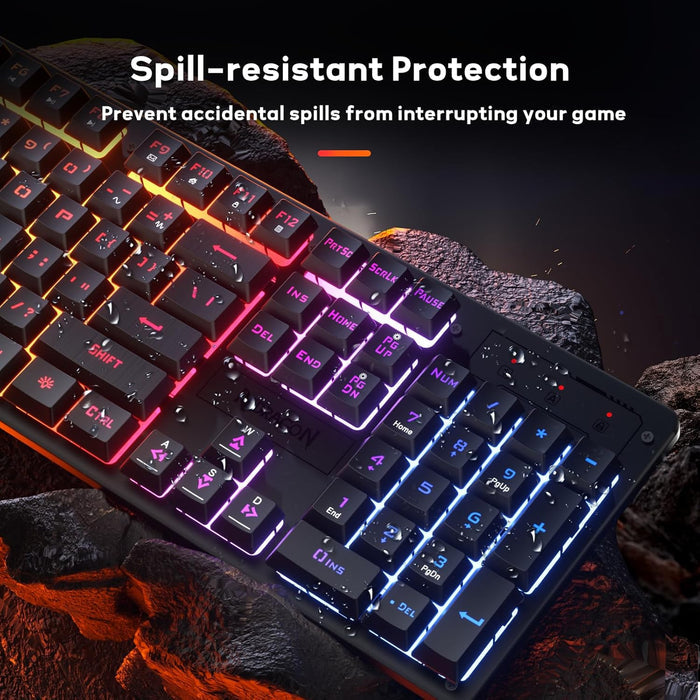 Redragon K521 Rainbow Gaming Keyboard - PakByte Computers