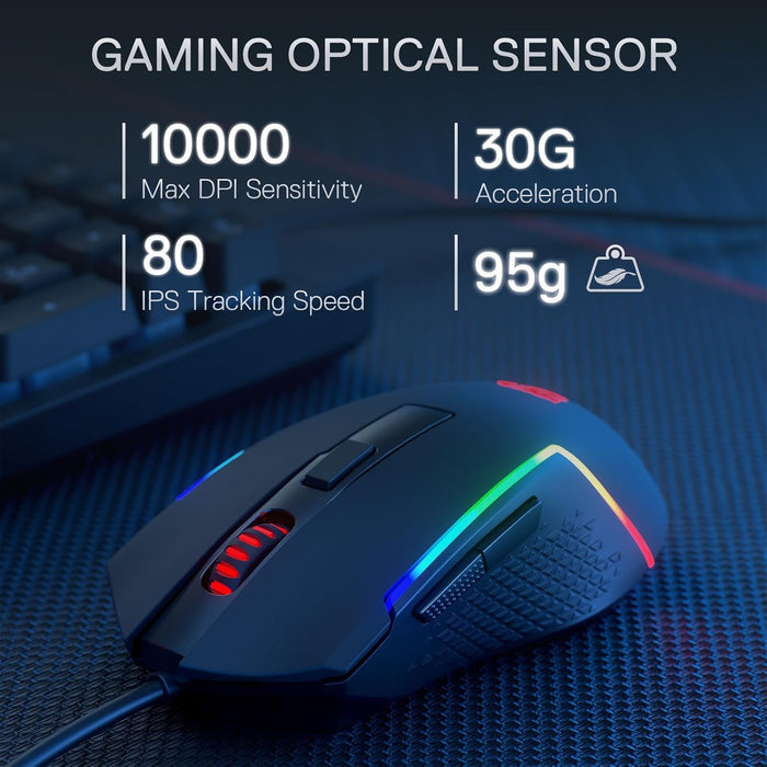 Redragon S141 Gaming Keyboard & Mouse Combo - PakByte Computers