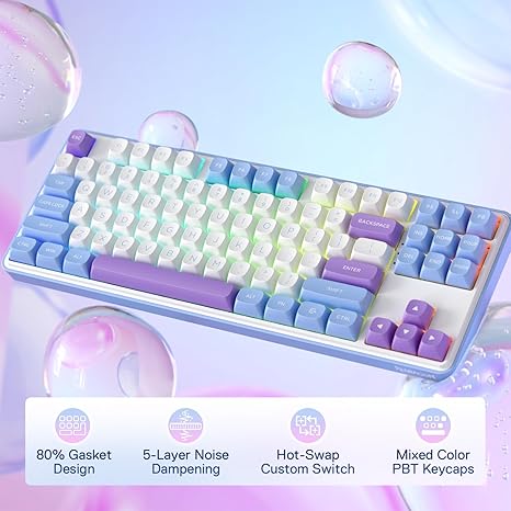 Redragon Star Blade K707 PRO 80% Wireless Gasket RGB Gaming Keyboard