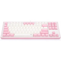 Redragon WIB BES K611 Dual Color Keys Mechanical Gaming Keyboard - White/Pink - PakByte Computers