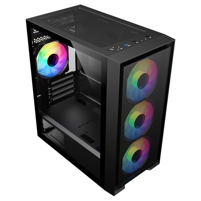 Sama M203 M-ATX 4x ARGB Fans Pre-Installed - PakByte