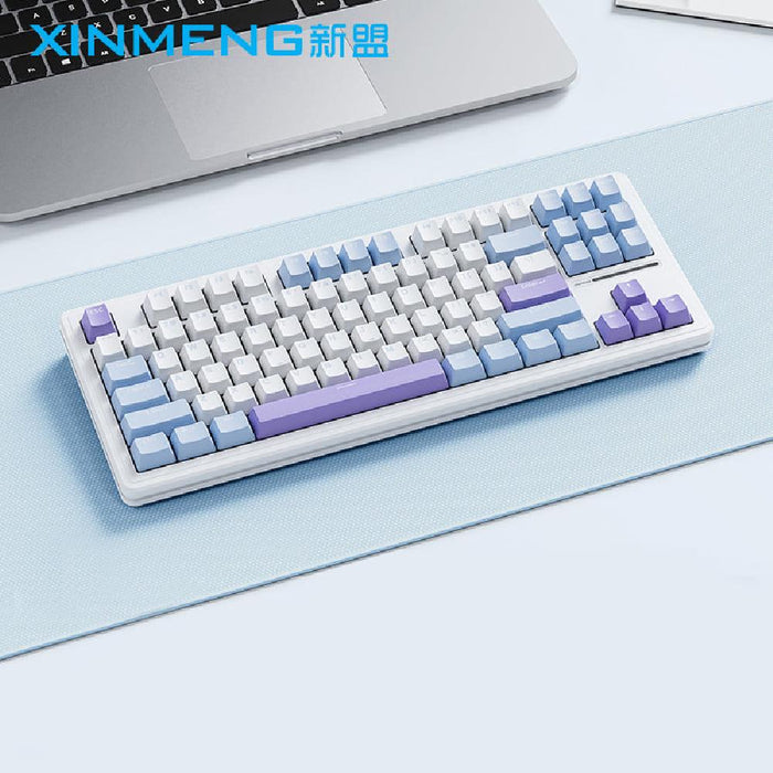 Sama M87 Pro V2 White Blue(Emerald Blue) - PakByte
