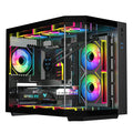 Sama Neview 2771 3x ARGB Fans Pre-Installed M-ATX- Black - PakByte