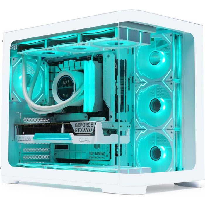 Sama Neview 2851A 4x ARGB Fans | BTF Support ATX- White - PakByte