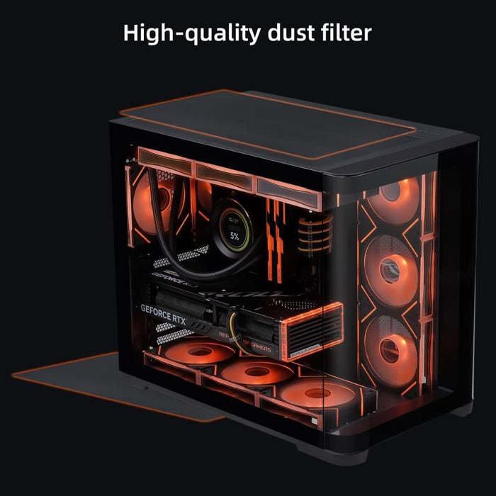 Sama Neview 2851A 4x ARGB Fans | BTF Support ATX- Black - PakByte