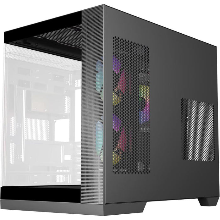 Sama Neview A721 3x ARGB Fans | BTF Support ATX- Black - PakByte