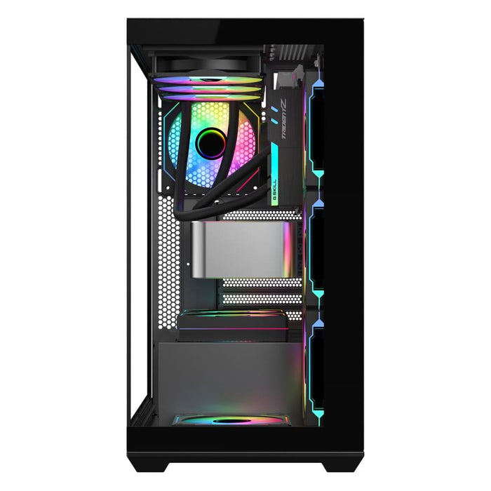 Sama SV-01 4x ARGB Fans | BTF Support ATX- Black - PakByte