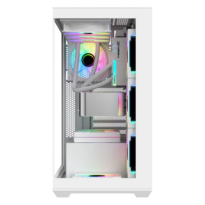 Sama SV-01 4x ARGB Fans | BTF Support ATX- White - PakByte