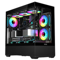 Sama SV-02 3x ARGB Fans | BTF Support ATX-Black - PakByte