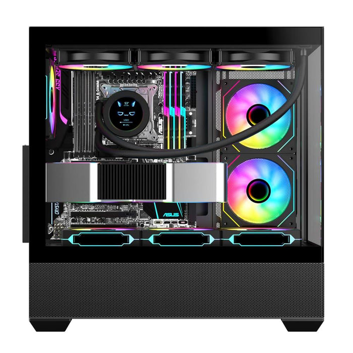 Sama SV-02 3x ARGB Fans | BTF Support ATX-Black - PakByte