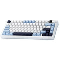 Sama Xinmeng M75 Pro Customized Wireless Keyboard (Rocket Racoon Switch) - White Sky Blue - PakByte Computers