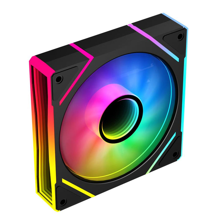 Sama YF1203 Reverse PC Fan 120mm ARGB Single Pack - Black - PakByte Computers
