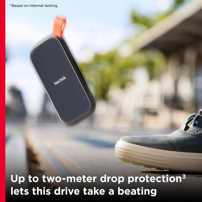 SanDisk 1TB Portable SSD - Up to 800MB/s, USB-C, USB 3.2 Gen 2, Updated Firmware - External Solid State Drive - PakByte