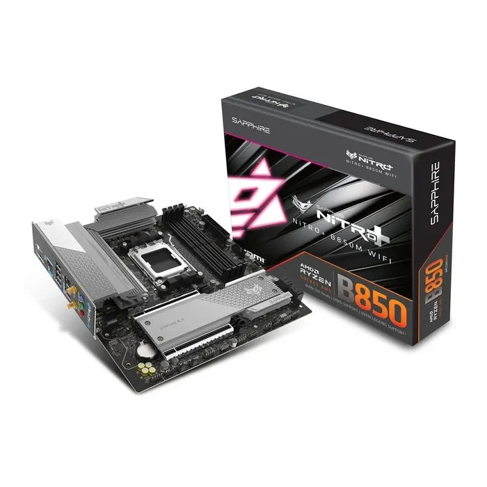 Sapphire Nitro+ B850M Wifi DDR5 AMD AM5 microATX Motherboard