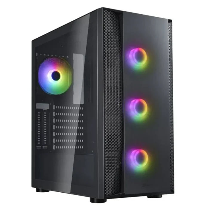 SilverStone SSST-FAB1B-PRO-V2 FARA B1 PRO V2 Tempered Glass Mid Tower Case - Black - PakByte Computers