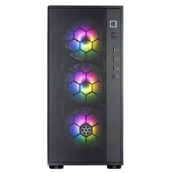 SilverStone FARA R1 PRO V2 ARGB Mid-Tower ATX Case - Black - PakByte