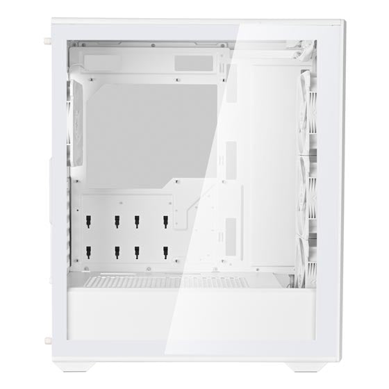 SilverStone FARA SST-515XR-WG ATX Mid-Tower Chassis with Dual Radiator Support and Stunning Rainbow Lighting - PakByte