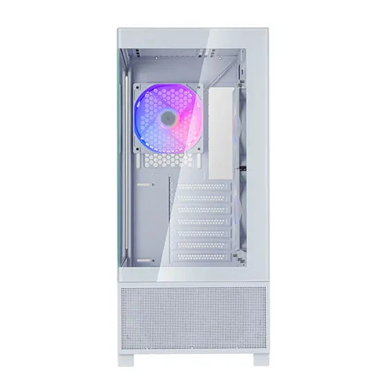 SilverStone Lucid 05 ARGB Exquisite ATX Gaming Case - White